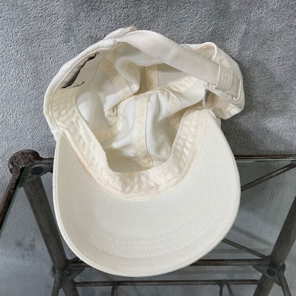 Tory Burch Logo Hat cotton baseball cap Tennis Pickleball White - Picture 12 of 14